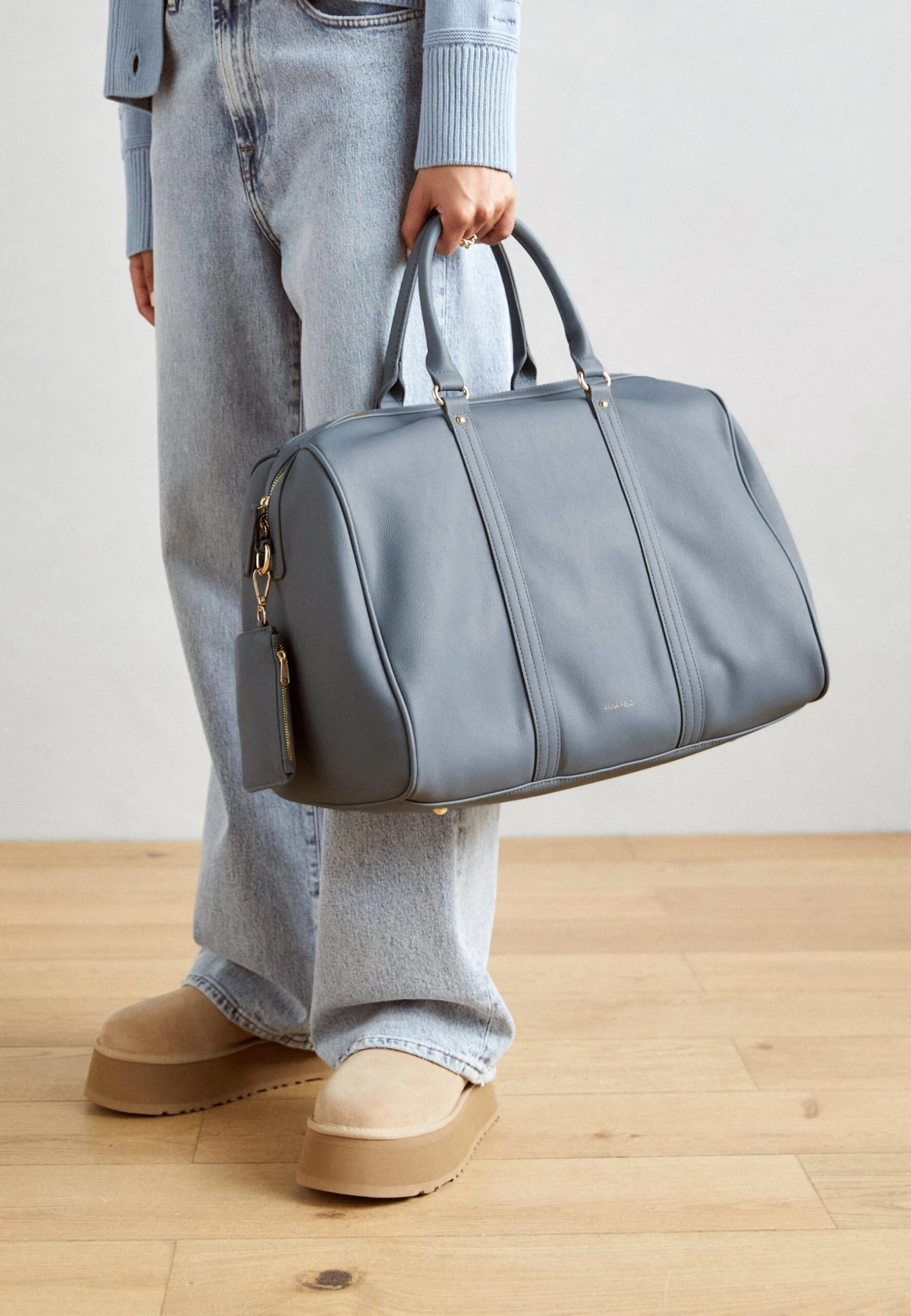 Anna Field Weekend Bag - Black/green 12 Anna Field Weekend Bag - Black/green - Image 12