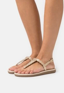 Anna Field T-Bar Sandals - Gold