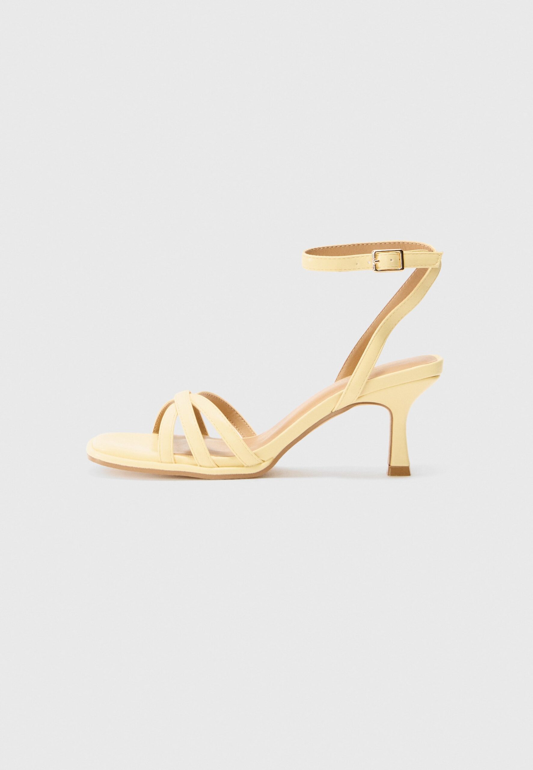 Anna Field Ankle Cuff Sandals - Light Yellow