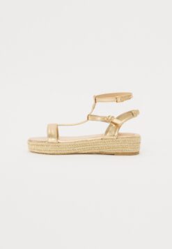 Anna Field Ankle Cuff Sandals - Gold