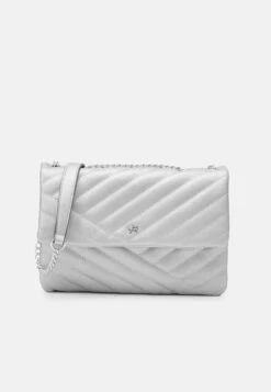 Anna Field Across Body Bag - Silver-Coloured