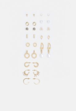 Anna Field 12 PACK - Earrings - Gold-coloured