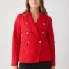 Anna Field Blazer - Red
