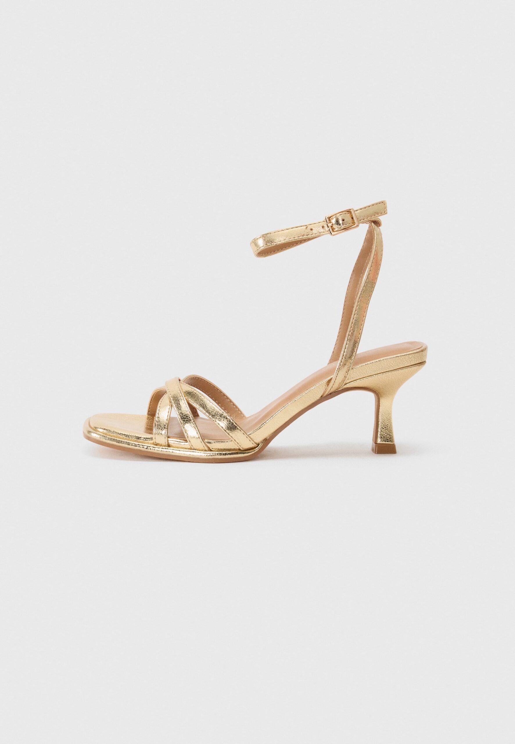 Anna Field Ankle Cuff Sandals - Light Yellow 8 Anna Field Ankle Cuff Sandals - Light Yellow - Image 8